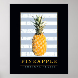 Póster decorating with fruits