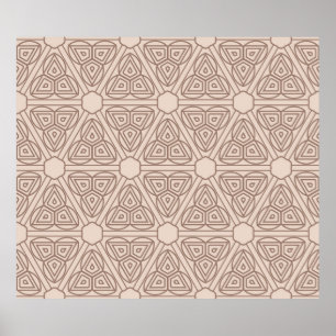 Poster decorative geometric seamless pattern. illustratio