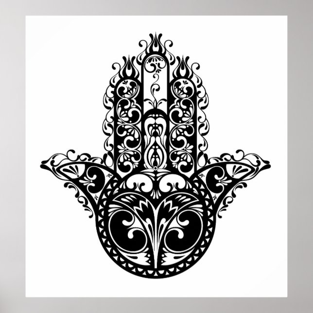 Póster Decorativo Hamsa Design 2 (Frente)
