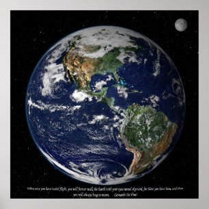 Póster Dedicação aos astronautas de Colômbia