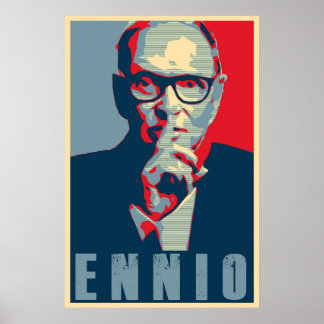 Poster Dedicação do Estilo de Esperança Ennio Morricone