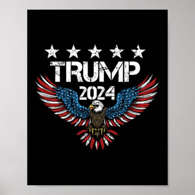 Poster Dedo Médio (nas costas) Odiarão Donald T (Frente)