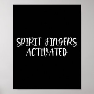 Poster Dedos Espirituais Ativaram a Arma Secreta da Líder