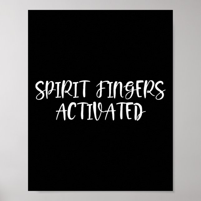 Poster Dedos Espirituais Ativaram a Arma Secreta da Líder (Frente)