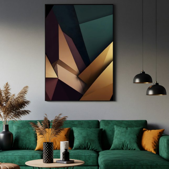 Poster Deep Abstract Geometry (Criador carregado)