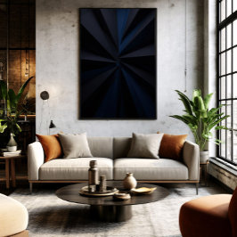 Poster Deep Blue Vortex