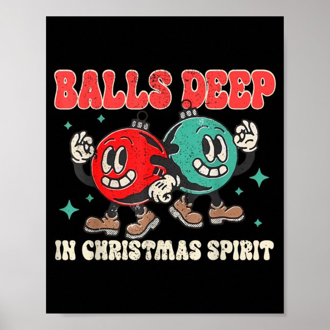 Poster Deep In Christmas Srit Christmas Humorous Festive  (Frente)