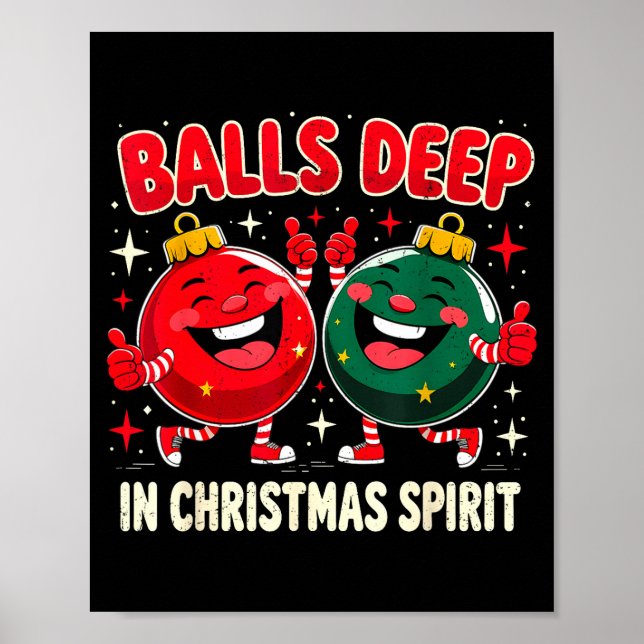 Poster Deep In Christmas Srit Funny Ornament  (Frente)