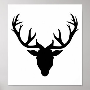 Poster Deer antlers