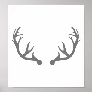 Poster Deer antlers