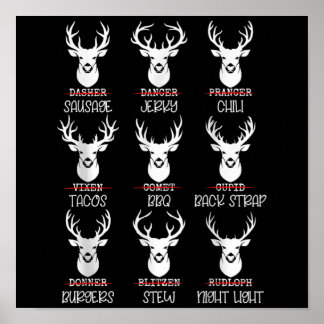 Poster Deer Hunter Buck Amantes de todos os Shanta
