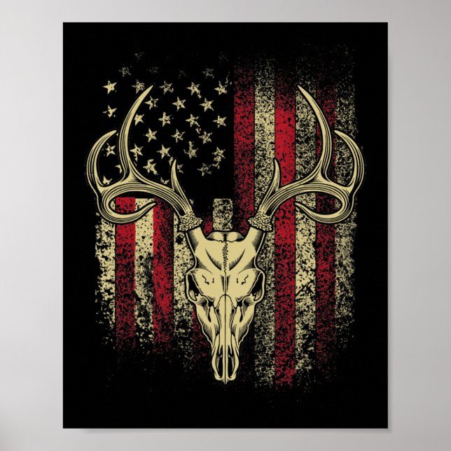 Poster Deer Hunters Deer Skull (Frente)