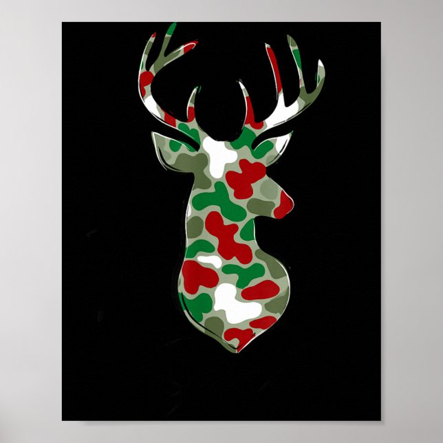 Poster Deer Hunting Christmas Tis The Season Hunting Seas (Frente)