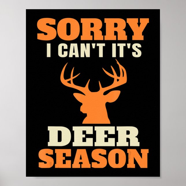 Poster Deer Hunting Say Piada (Frente)