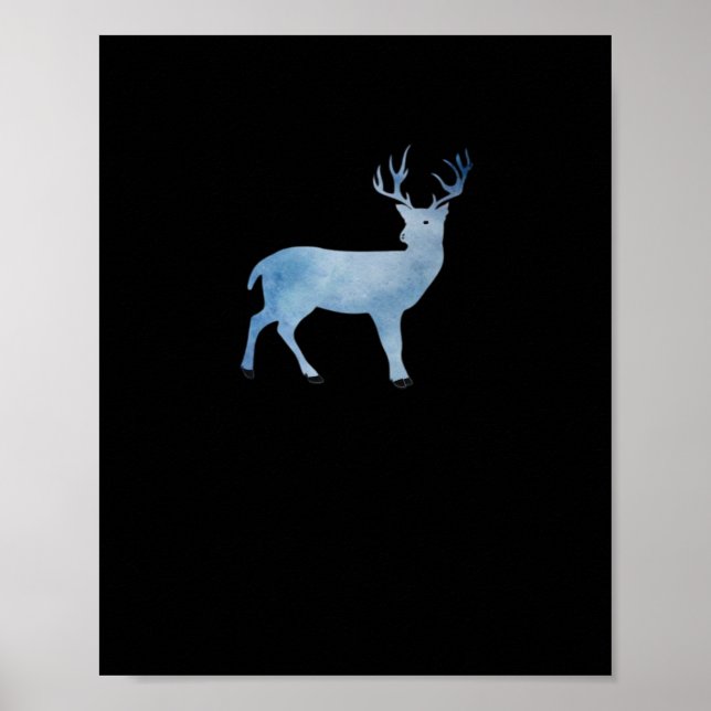 Poster Deer Modern Artistic Design  (Frente)