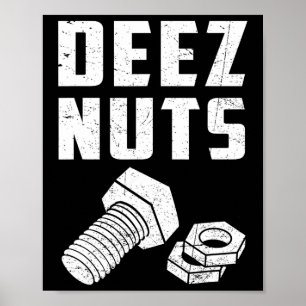 Poster Deez E Loucos Enrolam Mecânica Engraçada Dizendo F