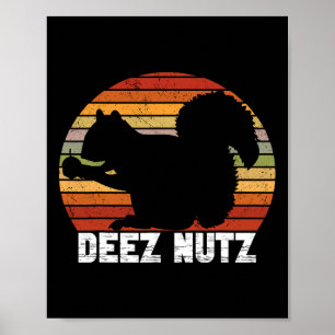 Poster Deez Nutz Nutcracker Squirrel Gopher Chipmunk Dees