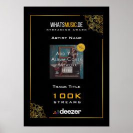 Poster Deezer Music Streaming Award