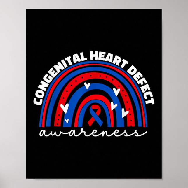 Poster Defeito Cardíaco Congênito Da Dc Mês De Consciênci (Frente)