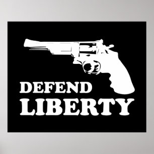 Póster Defender a liberdade