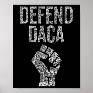 Poster Defender Daca Com Resistência Gráfico Contra Tr
