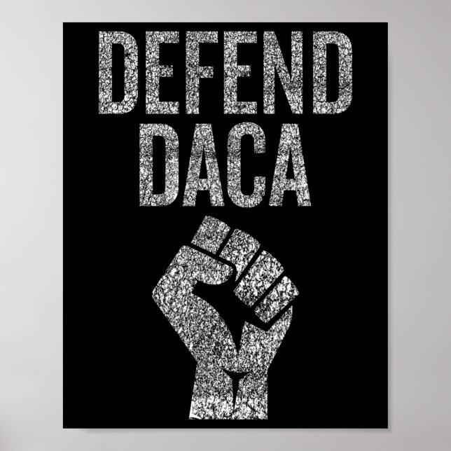 Poster Defender Daca Com Resistência Gráfico Contra Tr (Frente)