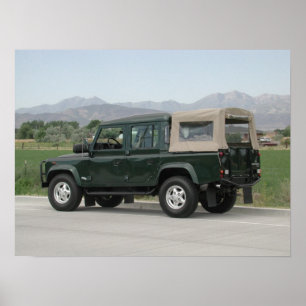Póster Defensor 110 de Land Rover