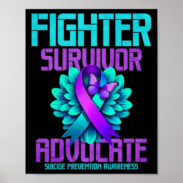 Poster Defensor Sobrevivente Lutador Premium (Frente)