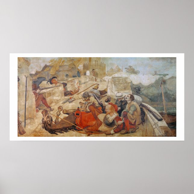 Póster Defesa de Bradshaw de Manchester (1642) (Frente)