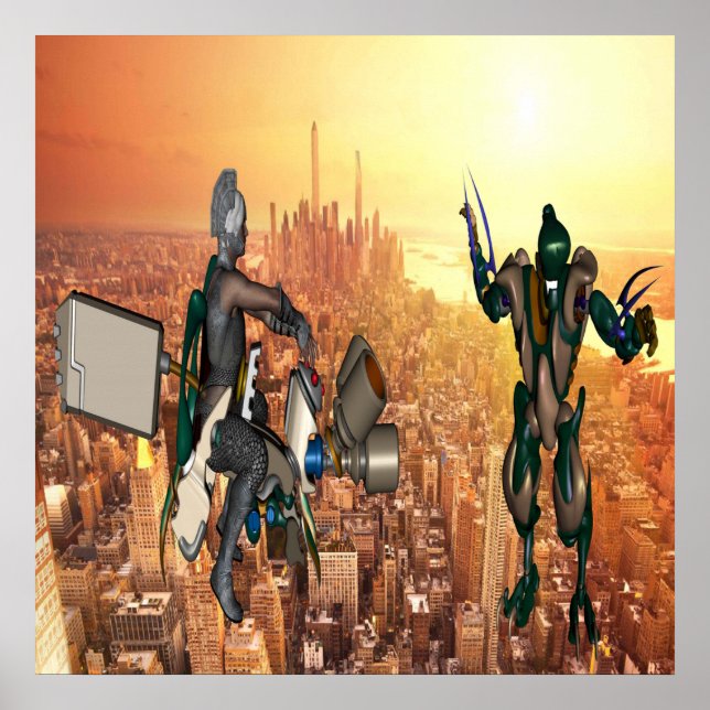 Poster Defesa do Planeta Terra (Frente)