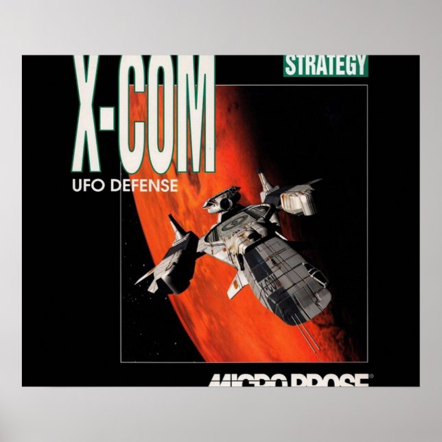 Poster Defesa OFO XCOM (Frente)