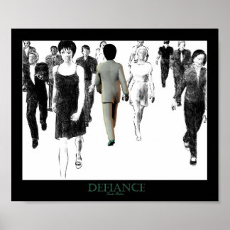 Póster Defiance White