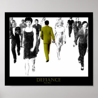 Póster Defiance Yellow