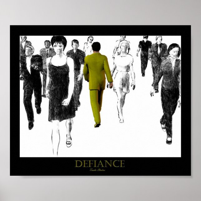 Póster Defiance Yellow (Frente)