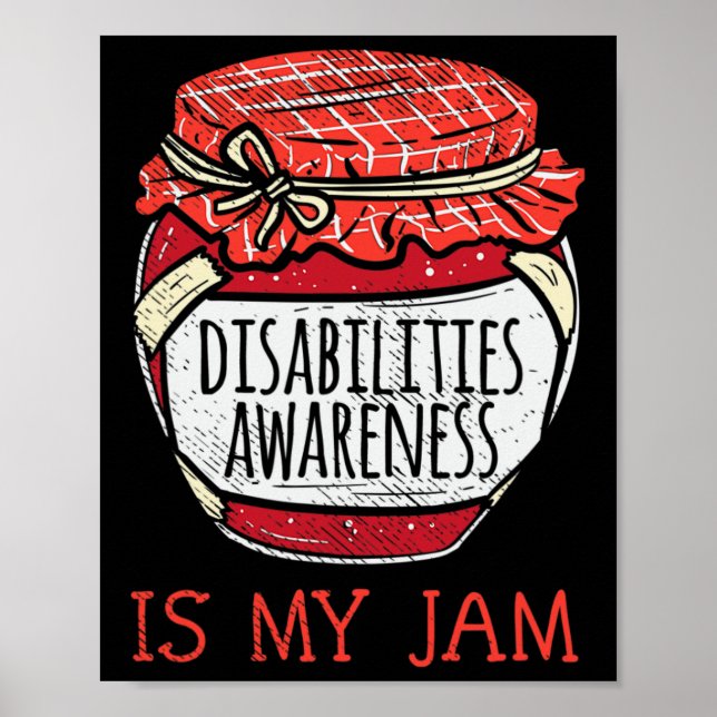 Poster Deficiências Divertidas Suportam Deficiência Custa (Frente)