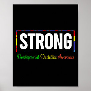 Poster Deficiências do desenvolvimento Sensibilização for
