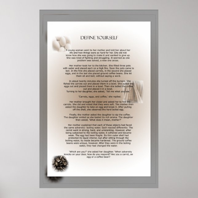 Póster Defina-se (Frente)