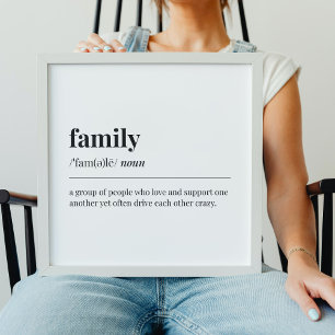 Poster Definição da família