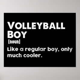 Poster Definição de Dicionário Engraçado de Voleibol