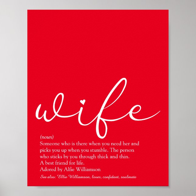 Poster Definição de Esposa Mais Chic do Mundo em Script V (Frente)