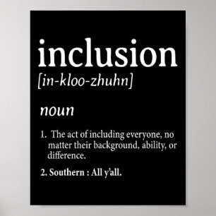 Poster Definição de Inclusão