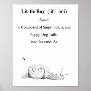 Póster Definição de "Little Boy"