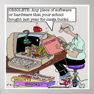 Poster Definição de obsoleto