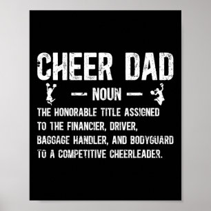 Poster Definição de Pai de Cheerleader Pai de uma Cheerle