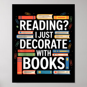 Poster definição de Tsundoku bibliófilo livresco amante d