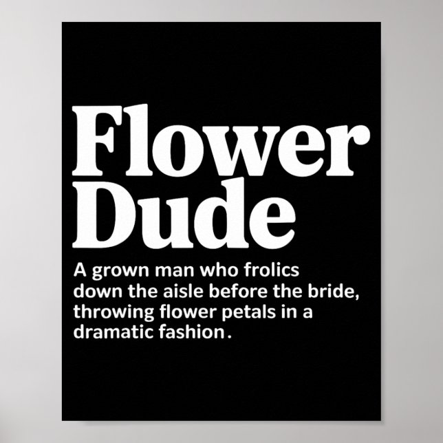 Poster Definição do Cara da Flor da Noiva  (Frente)