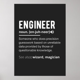 Poster DEFINIÇÃO DO engenheiro