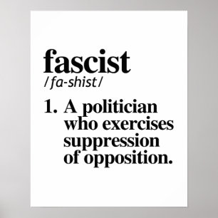 Poster Definição fascista