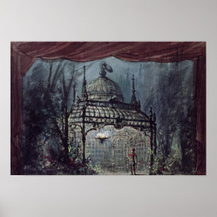 Póster Definir design para 'A Fluta Mágica'