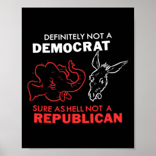 Poster Definitivamente Não Sou Democrata Com Certeza Que 